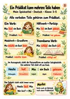 Vorschau - Merkblätter - Spickzettel Subjekt und Prädikat finden - Wer oder was? Was geschieht? | Deutsch | Klasse 3–5 - Seite 2