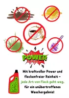 Vorschau - Arbeitsblätter - ABs Waschmittelplakate chemisch analysieren mit Erklärung - Deckblatt