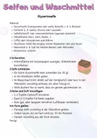 Vorschau - Arbeitsblätter - Rezepte Pflegeprodukte herstellen - Seite 1