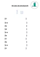 Vorschau - Arbeitsblätter - Schreibschrift - Einführung der Buchstaben und Übungen LA - Seite 2