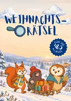 Vorschau - Arbeitsblätter - Weihnachtsrätsel Klasse 4 5 | 20 Rätsel mit Geschichte und Lösungen | Advent Logical Sudoku Knobeln - Deckblatt