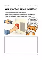 Vorschau - Arbeitsblätter - Schatten entdecken – Arbeitsheft Vorschule - Seite 1