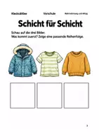 Vorschau - Arbeitsblätter - Warm anziehen – Arbeitsheft Vorschule - Seite 2