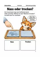 Vorschau - Arbeitsblätter - Nasse Handschuhe – Arbeitsheft Vorschule - Seite 1