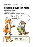 Vorschau - Arbeitsblätter - Helfen und Hilfe annehmen – Arbeitsheft Vorschule - Seite 2