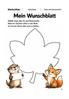 Vorschau - Arbeitsblätter - Unser Wunschbaum für ein gutes Miteinander – Arbeitsheft Vorschule - Seite 3
