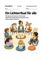 Vorschau - Arbeitsblätter - Ein Lichterritual für alle – Arbeitsheft Vorschule - Deckblatt