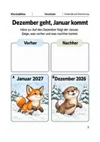 Vorschau - Arbeitsblätter - Heute geht das Jahr zu Ende – Arbeitsheft Vorschule - Seite 2