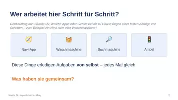Vorschau - Stundenentwürfe - Informatik & Medienbildung Klasse 6 (neuer Bildungsplan) – Baustein B: Erste Schritte in der Programmierung | 9 komplette Stunden - Seite 1