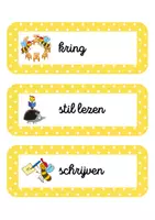 Voorbeeld - klasthema zoem - juf jildou - sierlijke letters - Pagina 1