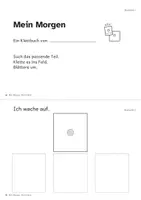 Vorschau - Fördermaterial/Inklusion - Klettbuch Mein Morgen | 12 Buchseiten, 28 Teile, 3 Stufen, Autismus, Förderschule, gratis - Seite 3