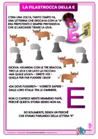 anteprima - Esercizi - LA VOCALE E: FILASTROCCA E 8 SCHEDE DI ESERCIZI - Pagina 3