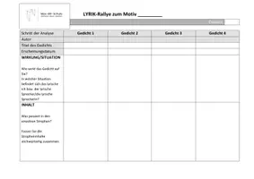 Vorschau - Arbeitsblätter - Lyrikrallye - Gedichte erkunden (Methodenblatt) - Seite 3
