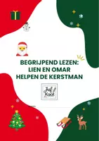 Voorbeeld - Begrijpend lezen derde leerjaar: Lien en Omar helpen de Kerstman - Voorblad