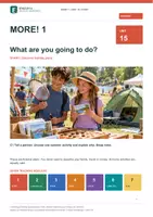 Vorschau - Stundenentwürfe - MORE! 1 Unit 15 (LP 2023) • ENGLIVA START: What are you going to do? – Bildgestützter Einstieg - Deckblatt