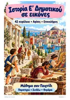 Προεπισκόπηση - Φύλλα εργασίας - Ιστορία Ε΄ Δημοτικού σε εικόνες - 44 αφίσες και επαναλήψεις για όλη την ύλη - Εξώφυλλο