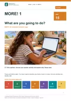 Vorschau - Stundenentwürfe - MORE! 1 Unit 15 (LP 2023) • ENGLIVA WRITE: What are you going to do? – Eine Antwort-E-Mail planen und schreiben - Deckblatt