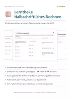 Vorschau - Stationenlernen - Lerntheke Rechnen bis 1.000 – Klasse 3 - Deckblatt