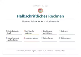 Vorschau - Stationenlernen - Lerntheke Rechnen bis 1.000 – Klasse 3 - Seite 2