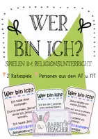 Vorschau - Spiele - Ratespiel: Wer bin ich? (Personen aus dem AT & NT) - Deckblatt
