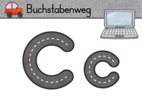 Vorschau - Fördermaterial/Inklusion - Buchstabeneinführung: Buchstabenweg Autorennen - Seite 3