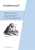 Vorschau - Stundenentwürfe - Ausführlicher Stundenentwurf zu "Jugend ohne Gott" - Deckblatt