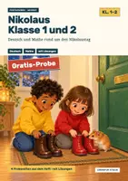 Vorschau - Arbeitsblätter - Nikolaus Klasse 1 und 2 kostenlos: Bildergeschichte und Rechnen (Probe) - Deckblatt