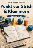 Vorschau - Arbeitsblätter - Punkt vor Strich – Rechenreihenfolge & Klammern - Deckblatt