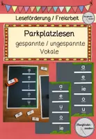 Vorschau - Spiele - Parkplatzlesen / Leseförderung - Silbenebene - Deckblatt