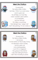 Vorschau - Arbeitsblätter - The Chalkys - Reading Task Cards - Seite 3