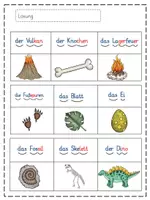 Vorschau - Arbeitsblätter - Lesepuzzle in Silbenschrift (Klettmappe) - Seite 2