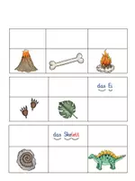 Vorschau - Arbeitsblätter - Lesepuzzle in Silbenschrift (Klettmappe) - Seite 3