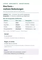 Vorschau - Poster - Der Konjunktiv im Lateinischen – Lernplakate - Seite 1