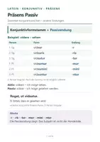 Vorschau - Poster - Der Konjunktiv im Lateinischen – Lernplakate - Seite 3