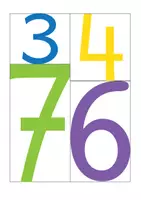 Vorschau - Fördermaterial/Inklusion - Zahlen - Zum Buch "Die kleine Eins" I Zahleinführung I größer, kleiner I Addition I Einmaleins - Seite 2