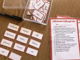 Vorschau - Stundenentwürfe - Der Apfel - Dosendiktat, individuelle Auftragskarte & Wörter - Seite 3