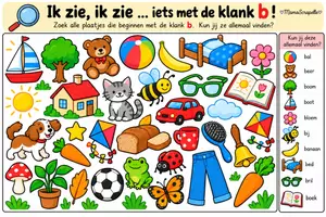 Voorbeeld - I Spy zoekplaten ik zie woorden die beginnen medeklinkers - Voorblad
