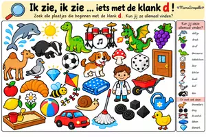 Voorbeeld - I Spy zoekplaten ik zie woorden die beginnen medeklinkers - Pagina 2