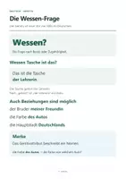 Vorschau - Fördermaterial/Inklusion - Der Genitiv – Lernplakate / Merkhilfen DaZ - Seite 1