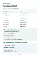 Vorschau - Fördermaterial/Inklusion - Der Genitiv – Lernplakate / Merkhilfen DaZ - Seite 3