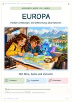 Vorschau - Unterrichtsreihen - GPG 6. Klasse Europa - Deckblatt