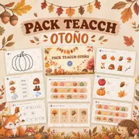 Vista previa - Unidades / Secuencias / Situaciones de Aprendizaje - PACK TEACCH OTOÑO - Portada