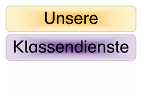 Vorschau - Poster - Unsere Klassendienste - Seite 1