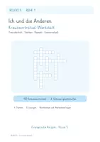Vorschau - Arbeitsblätter - RELIGIO 5 | Ich und die Anderen – 10 Kreuzworträtsel mit Lösungen - Seite 1