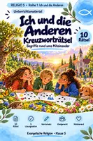 Vorschau - Arbeitsblätter - RELIGIO 5 | Ich und die Anderen – 10 Kreuzworträtsel mit Lösungen - Deckblatt