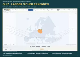 Vorschau - Arbeitsblätter - 🌍 Politische Geographie Europas – Smartboard-Tool mit Ländern, Hauptstädten, Flaggen und Druckgenerator 🖨️ - Seite 3