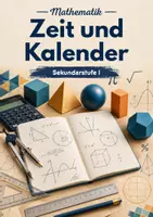 Vorschau - Arbeitsblätter - Zeitspannen berechnen – Uhrzeit & Kalender - Deckblatt