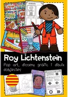 Vista previa - Unidades / Secuencias / Situaciones de Aprendizaje - Roy Lichtenstein. Actividades para Plástica. Catalán - Portada