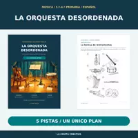 Vista previa - Hojas de trabajo - Familias de instrumentos: misterio musical 3º-4º - Portada