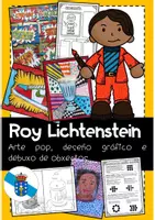 Vista previa - Unidades / Secuencias / Situaciones de Aprendizaje - Roy Lichtenstein. Actividades para Plástica. Gallego - Portada